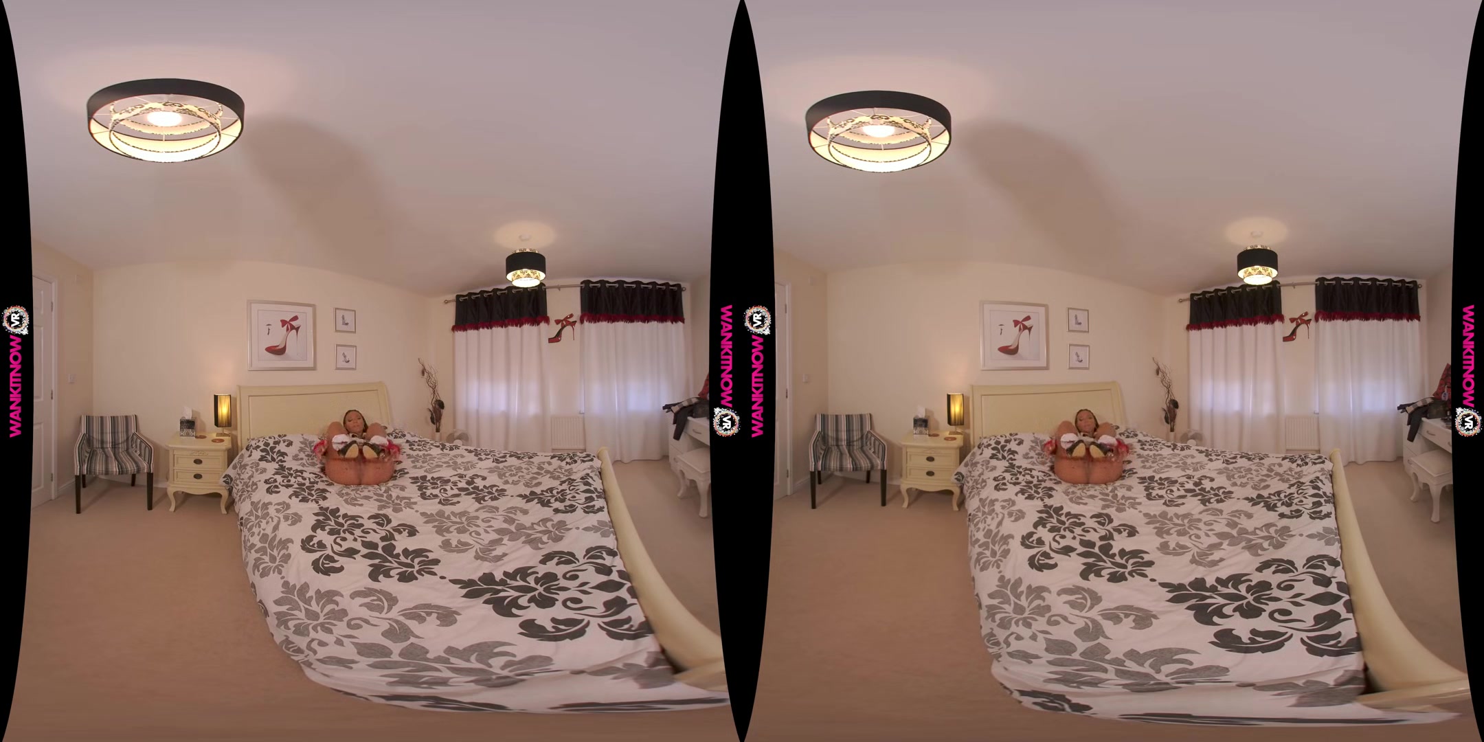 College Fantasy - Sexy Teen Goddess in Schoolgirl Uniform Stripping on the Bed