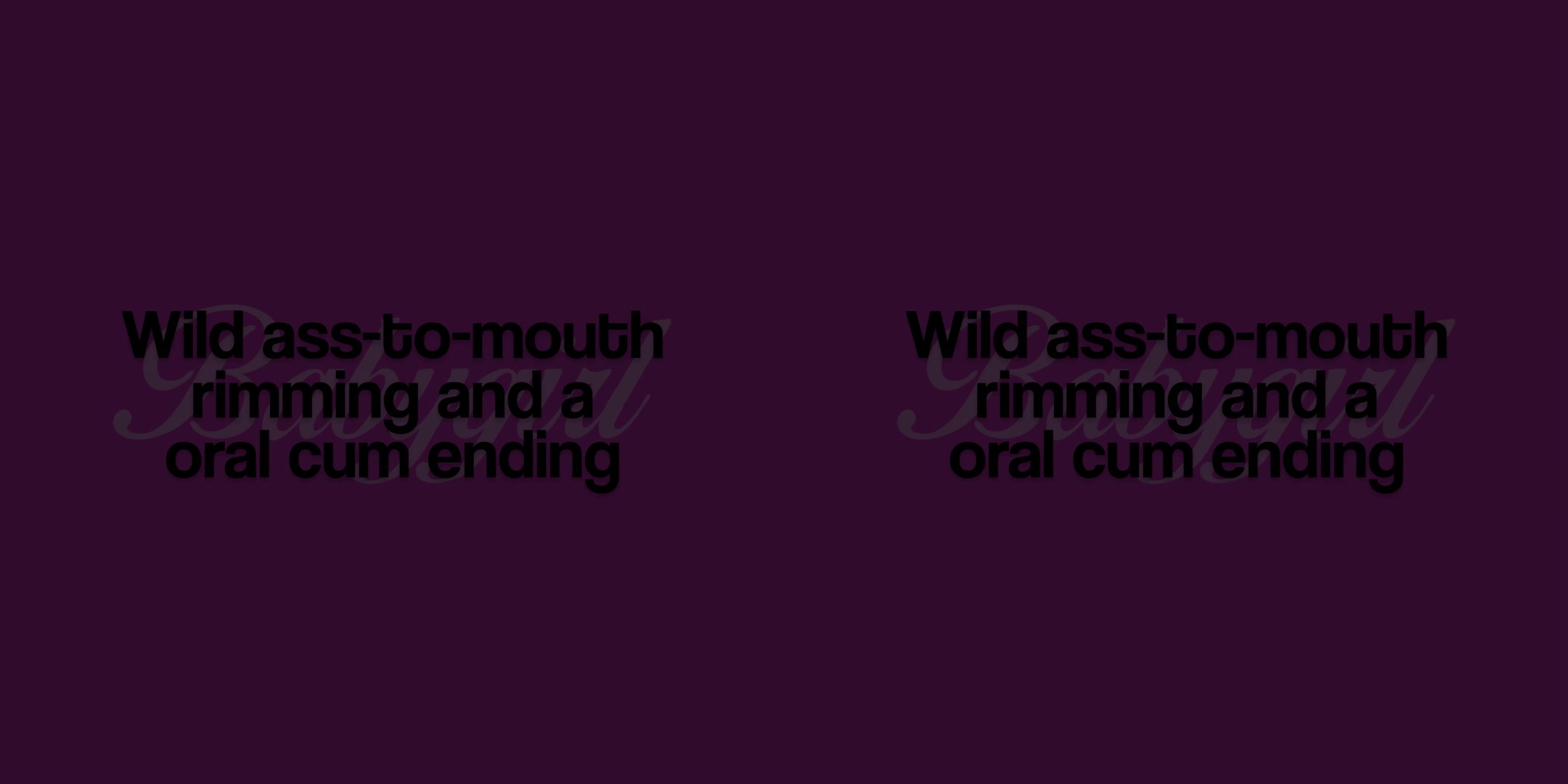 Wild Ass-To-Mouth Rimming And A Oral Cumshot Ending - perVRt