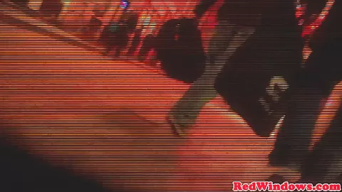 Fat Amsterdam hooker cockriding tourist