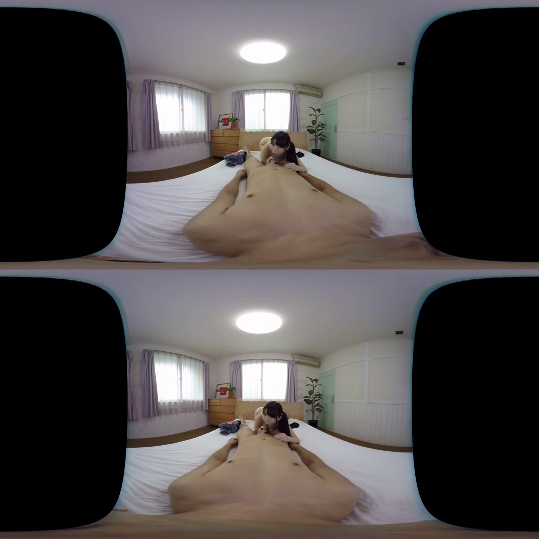 Ayuna Nijikoi - Gazing at the Virtual Blowjob - WOW!