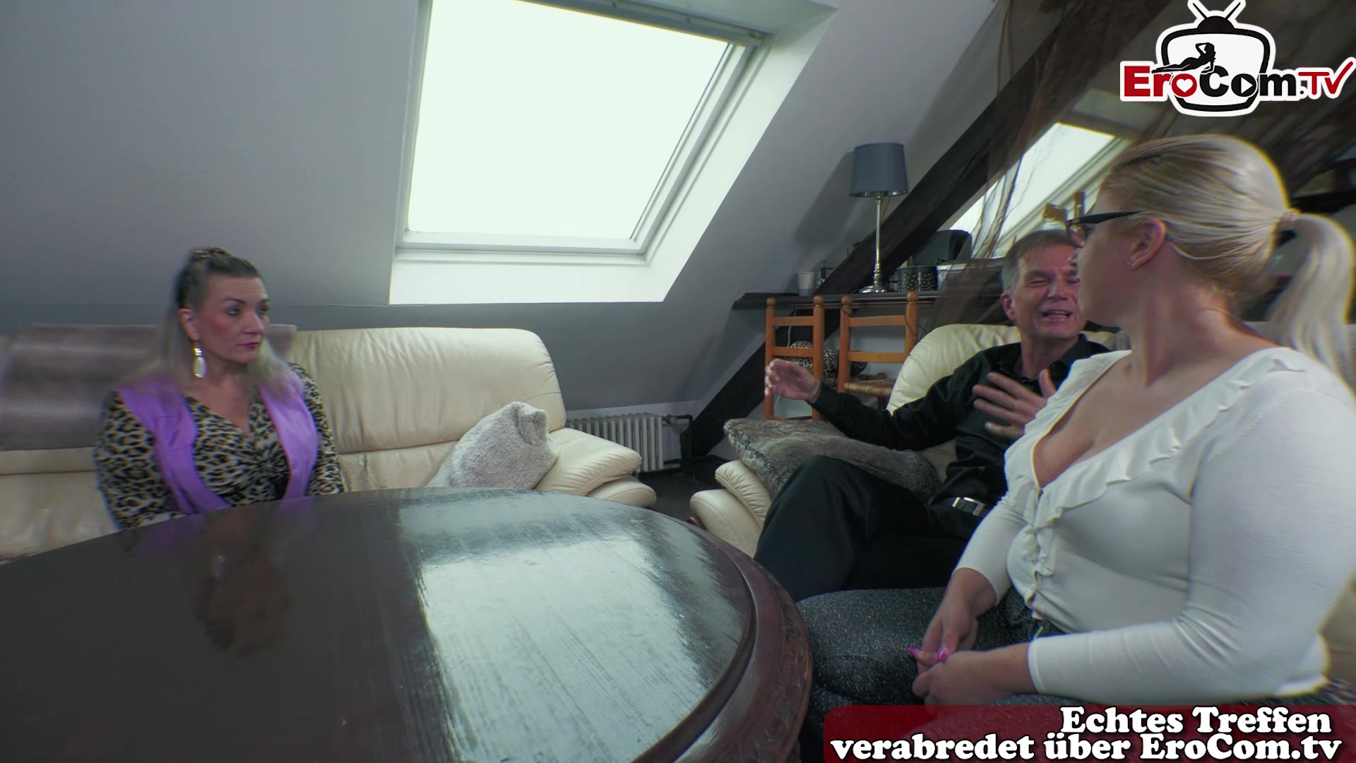 German big natural boobs BBW Wife threesome FFM