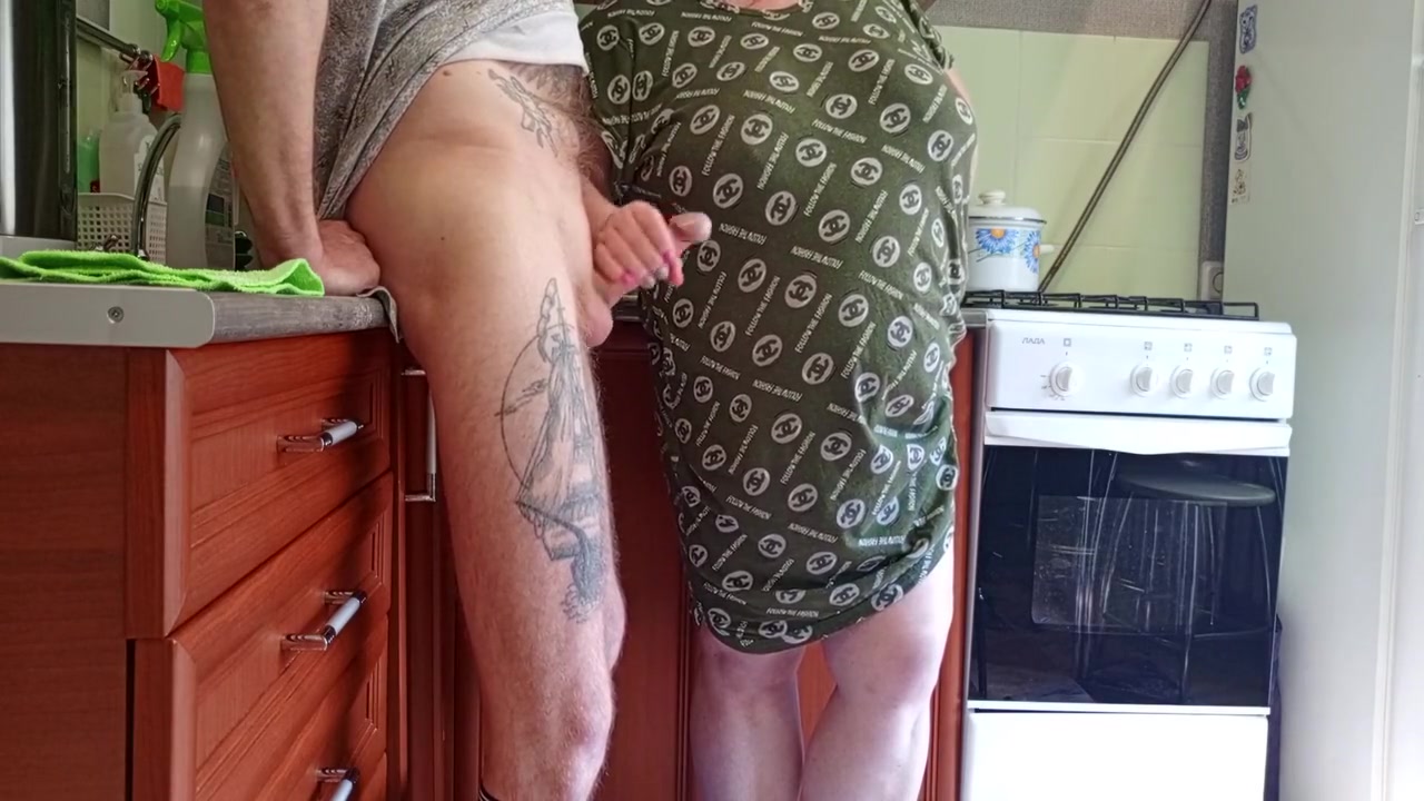 Female Hands Make My Cock Hard And Make Him Cum