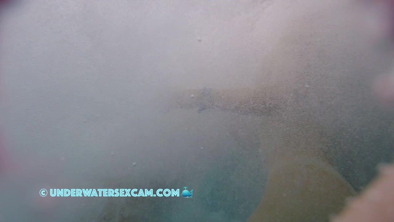 She Disappears In The Underwater Turbulence But Our Hidden Camera Catches Everything
