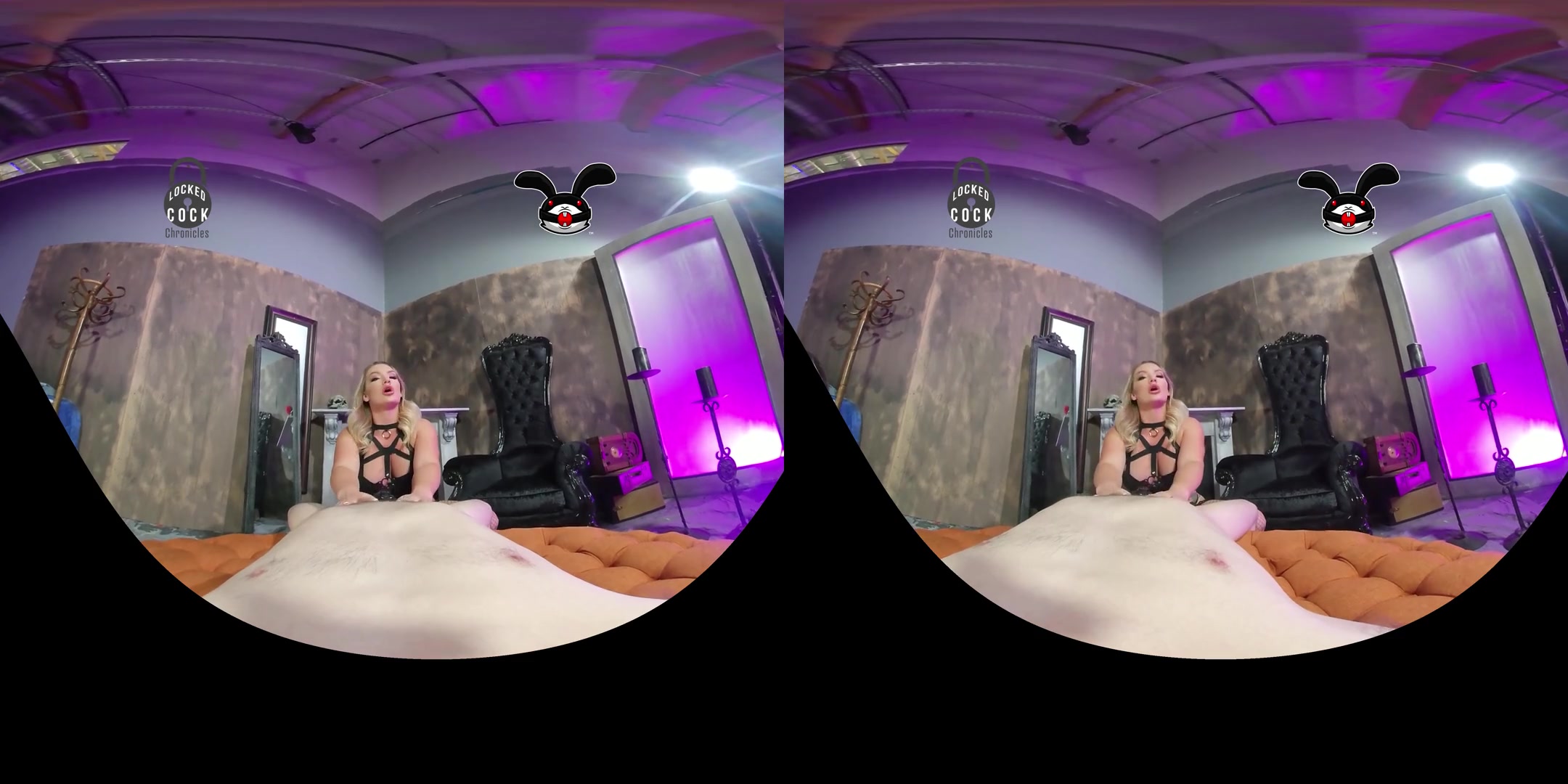Locked Cock Chronicles - 180 - 3D - VR Edition - Volume 2 - Cali Carter; Blonde Babe Male Chastity