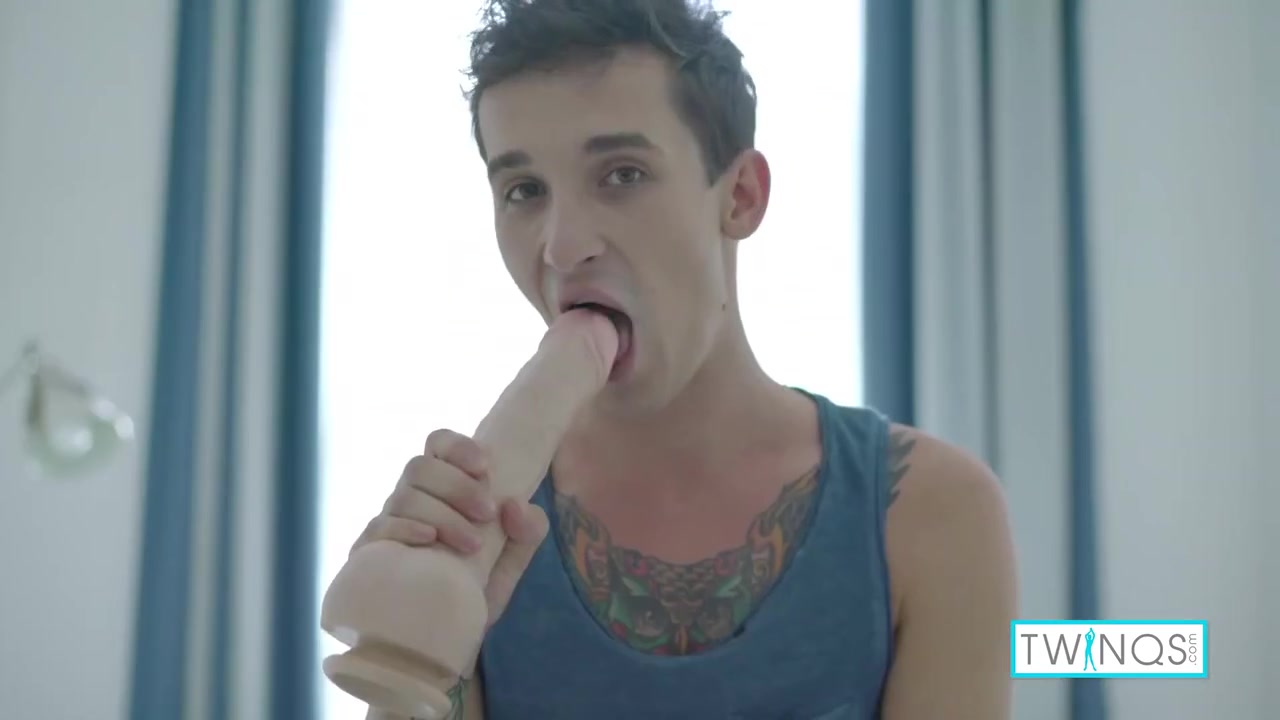Skinny Noah A Loves To Ride A Big Dildo Deep Into His Tight Asshole!