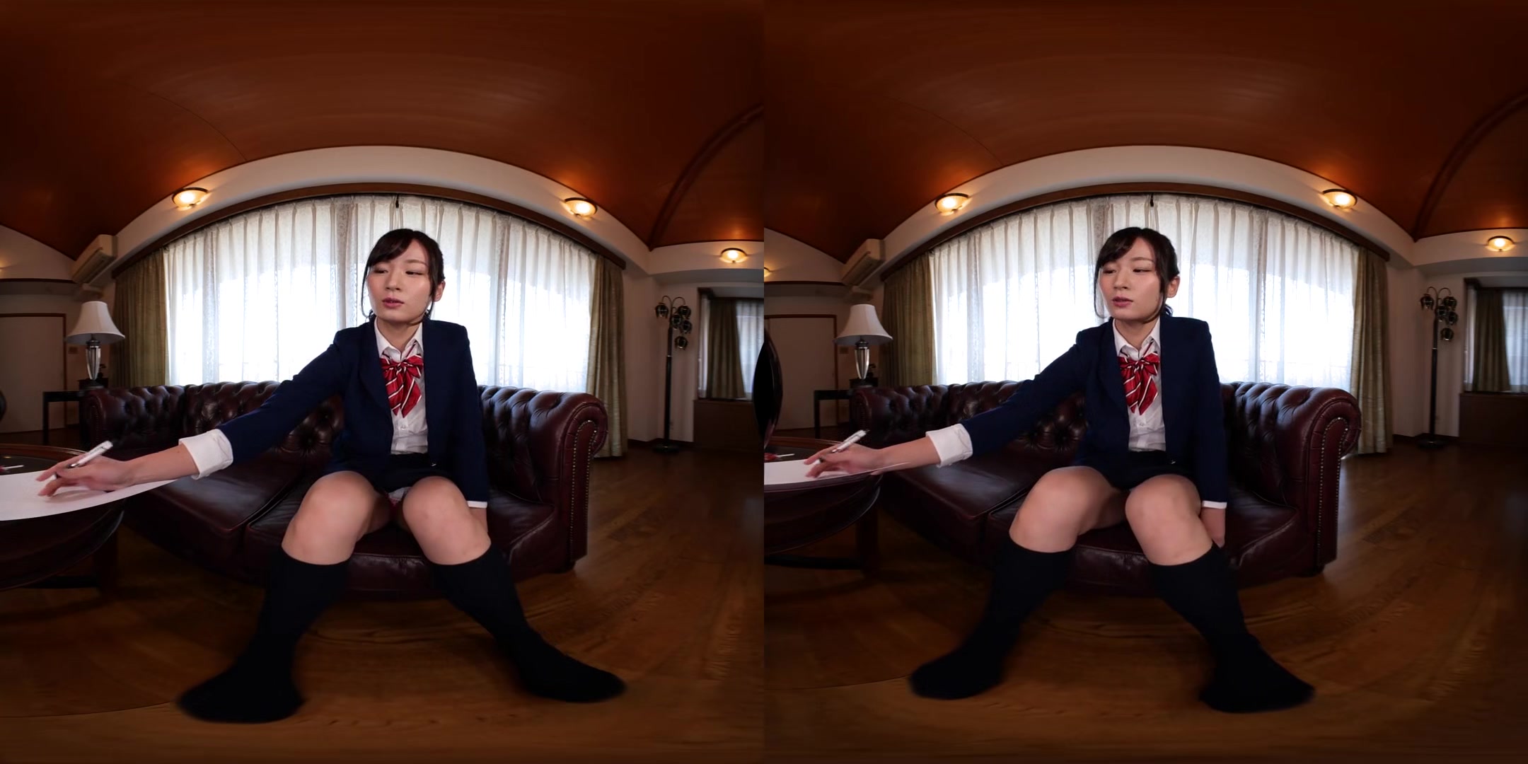 She Wants Her Tutor to Touch Her Skin; Horny Japanese Schoolgirl Softcore Non-Nude