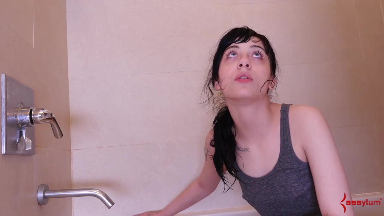 Bound slut gets toyed and throats dick