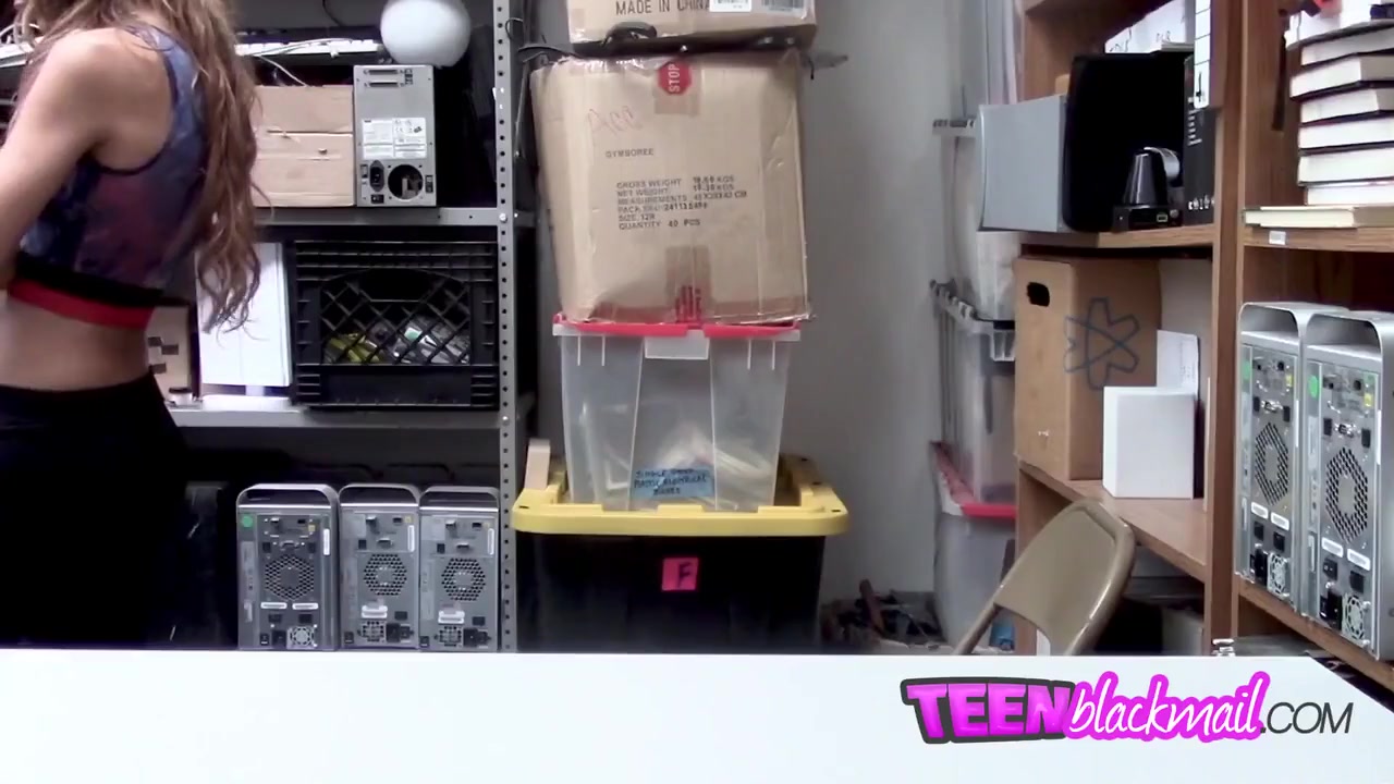 Kitty Is Placed On Desk To Get Her Coochie Drilled By H