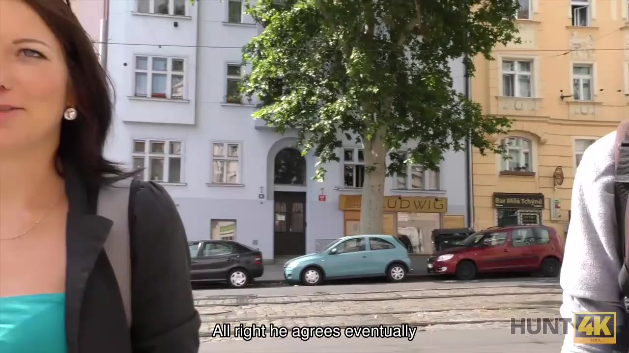 HUNT4K. Adventurous girl is happy to have sex for money in Prague