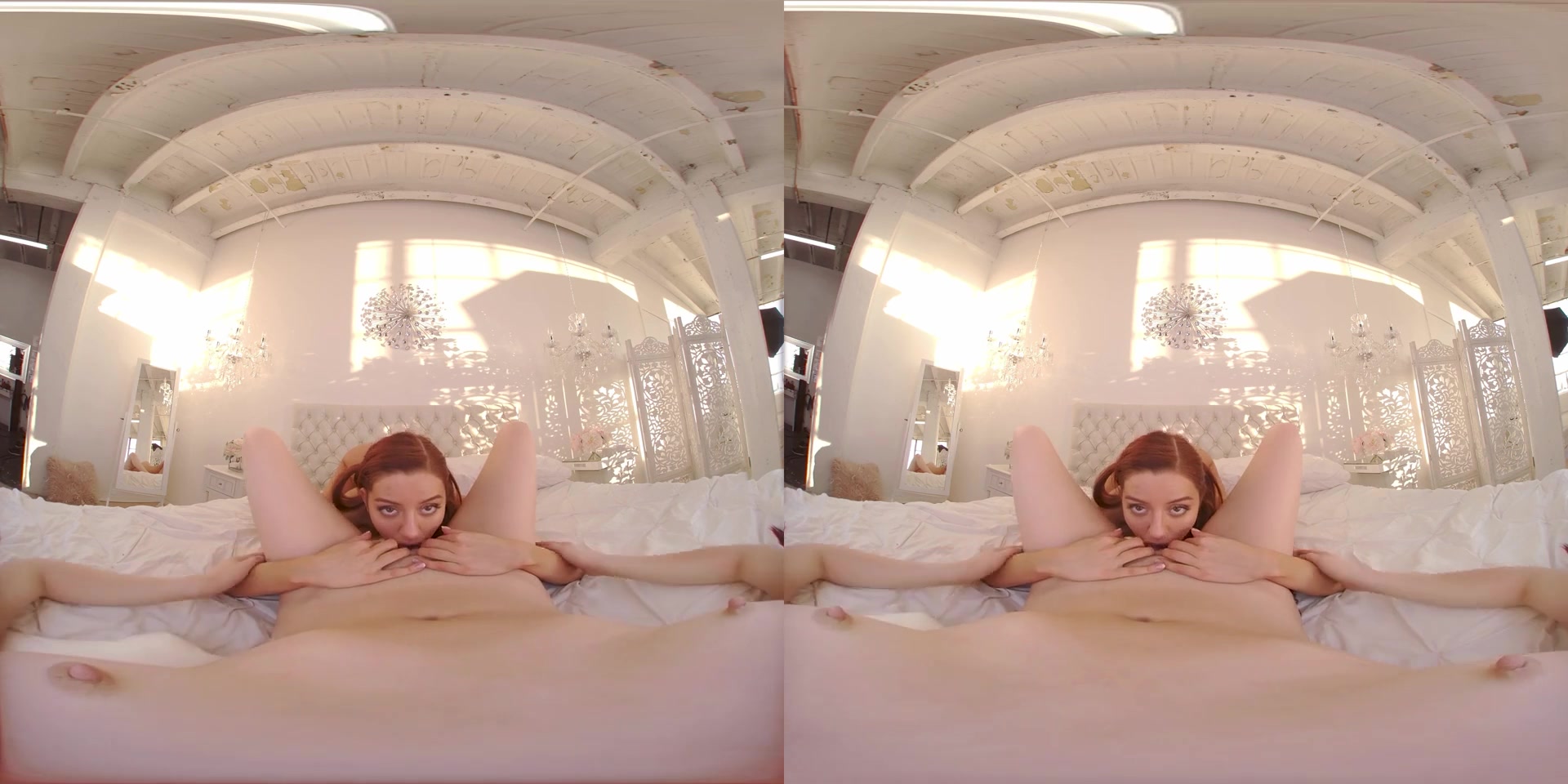 Sabina Rouge & Vanna Bardot in Down to Feathers VR Porn Video - VRBangers