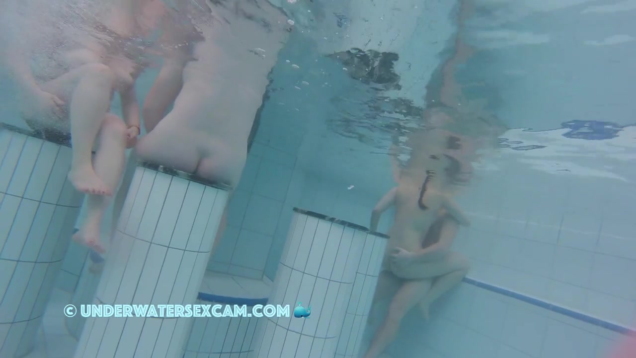 Crazy Young Couple Fucks Everywhere In A Public Pool