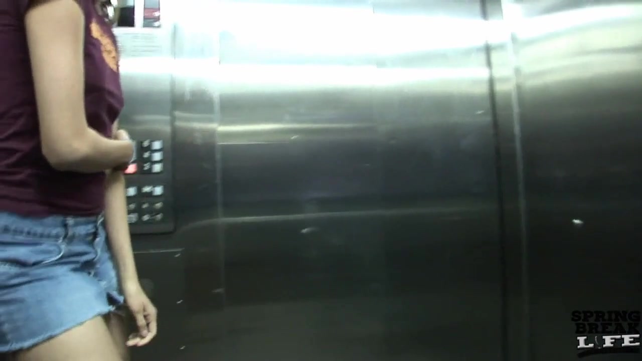 Hot Fresh Model Naked in Public and Masturbating in Car - Strip and Pee - SpringbreakLife