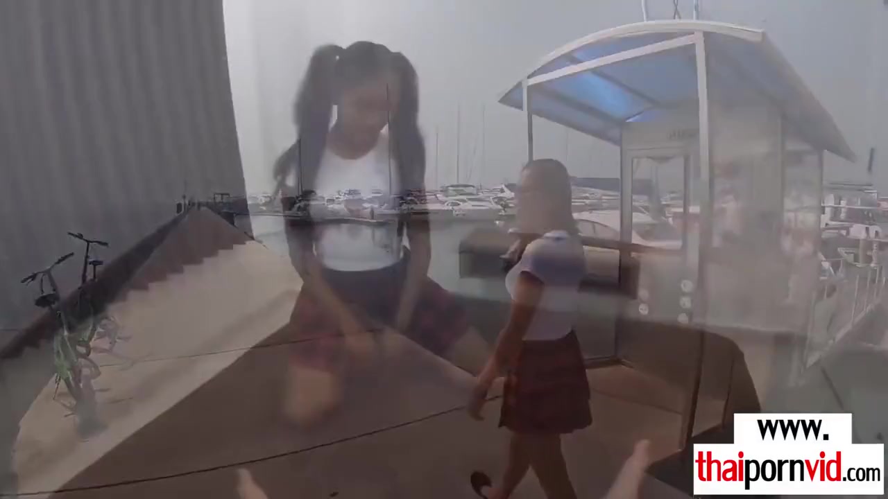 Amateur Thai teen 18+ Cherry In Uniform Fucked B