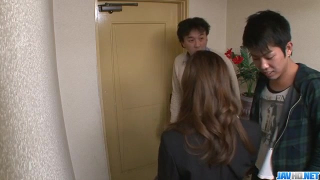 Naughty office blowjob by sexy Aiko Hirose