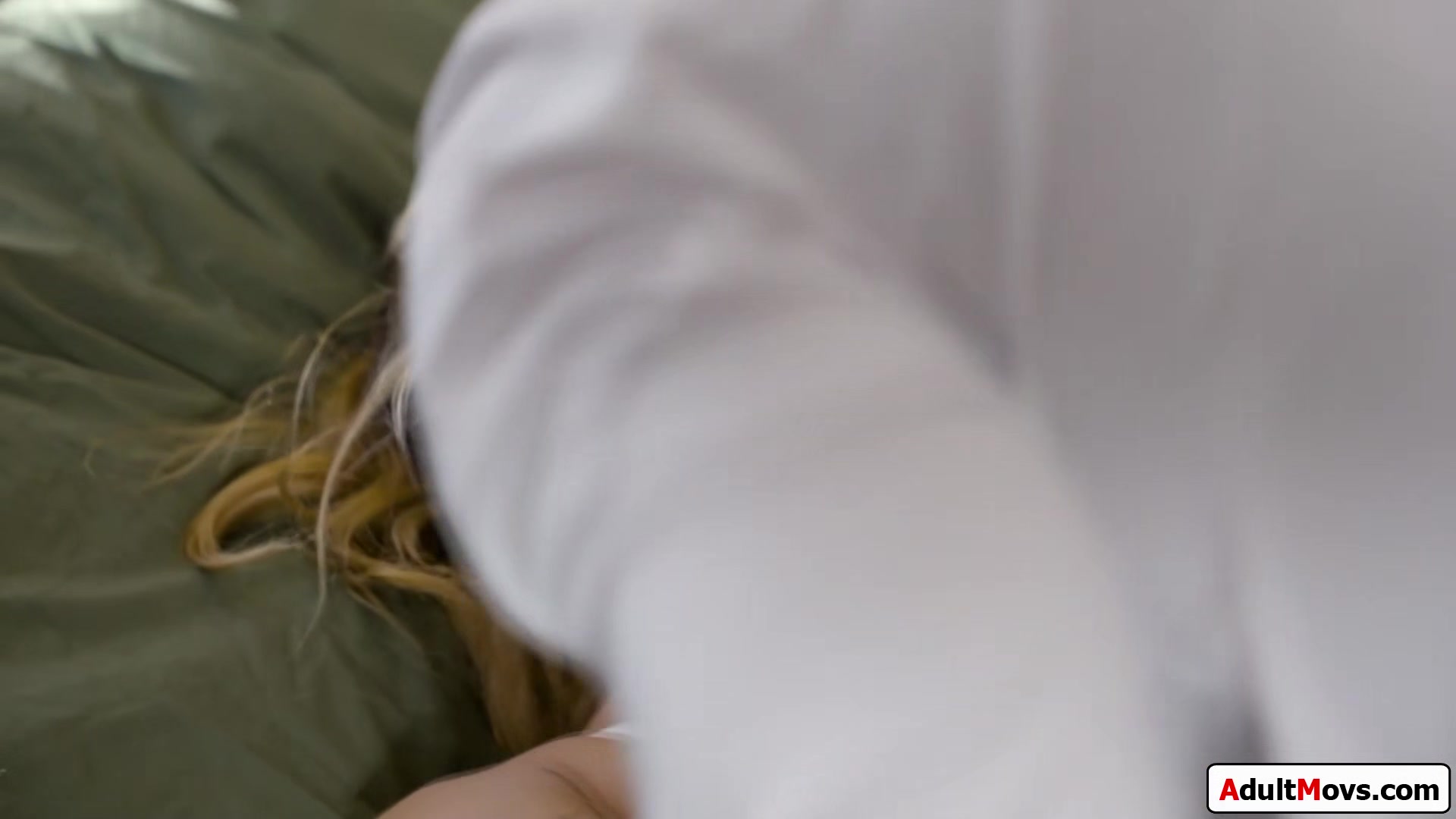 Petite gf allows bf to get rough as he bangs her doggystyle