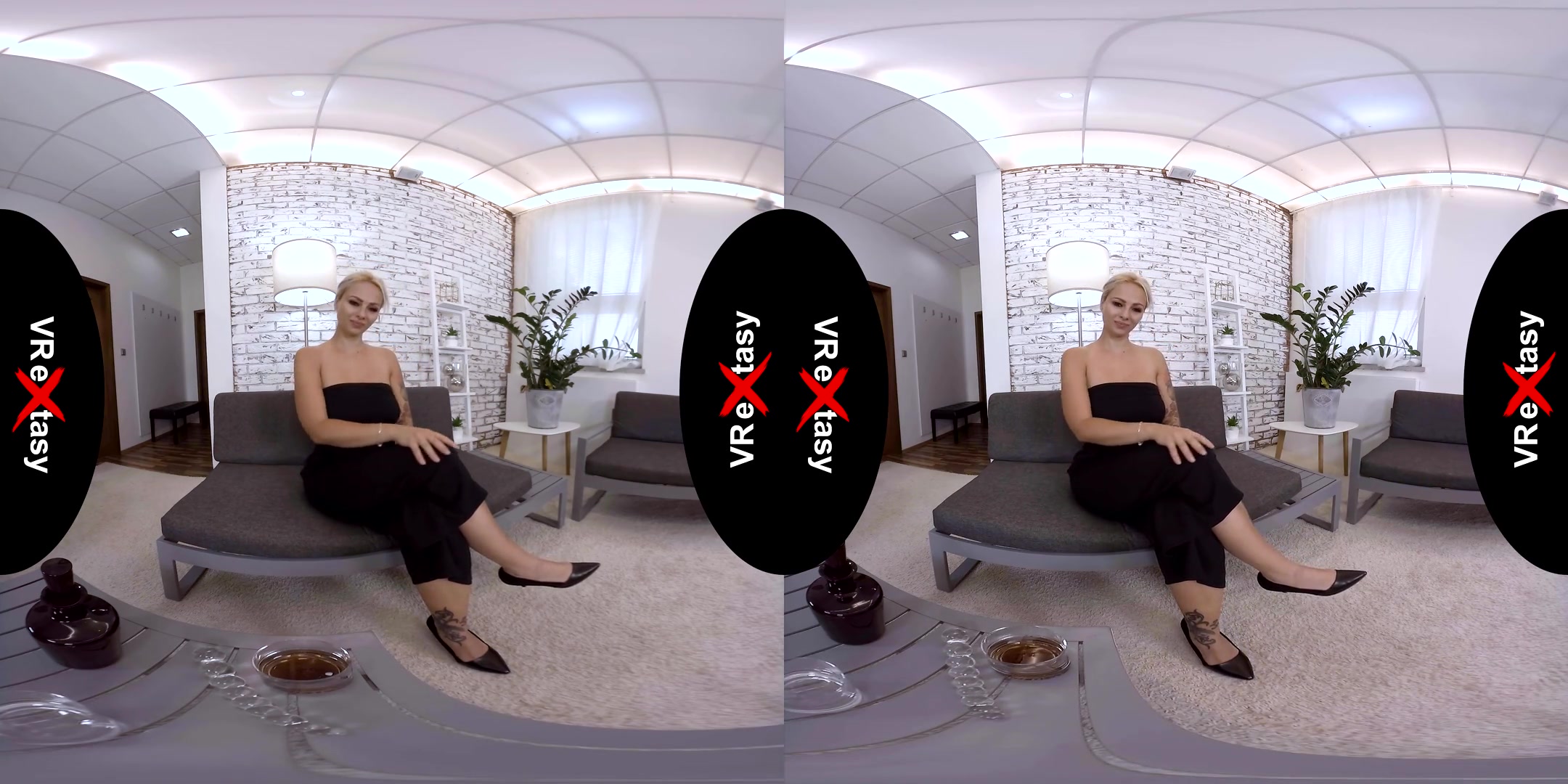 Domino - Milf Solo; Huge Tits Blonde MILF Masturbating VR