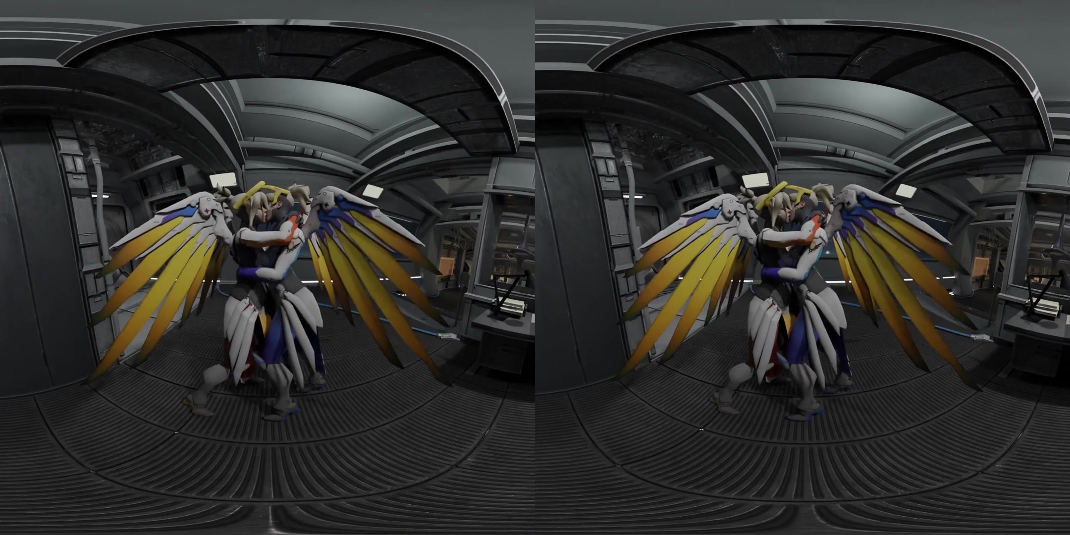 Mercy x Mercy - Lesbian; CGI Porn 3D - SexLikeReal
