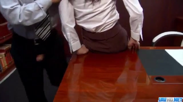 Perfect sex story along Asian secretary, Ibuki