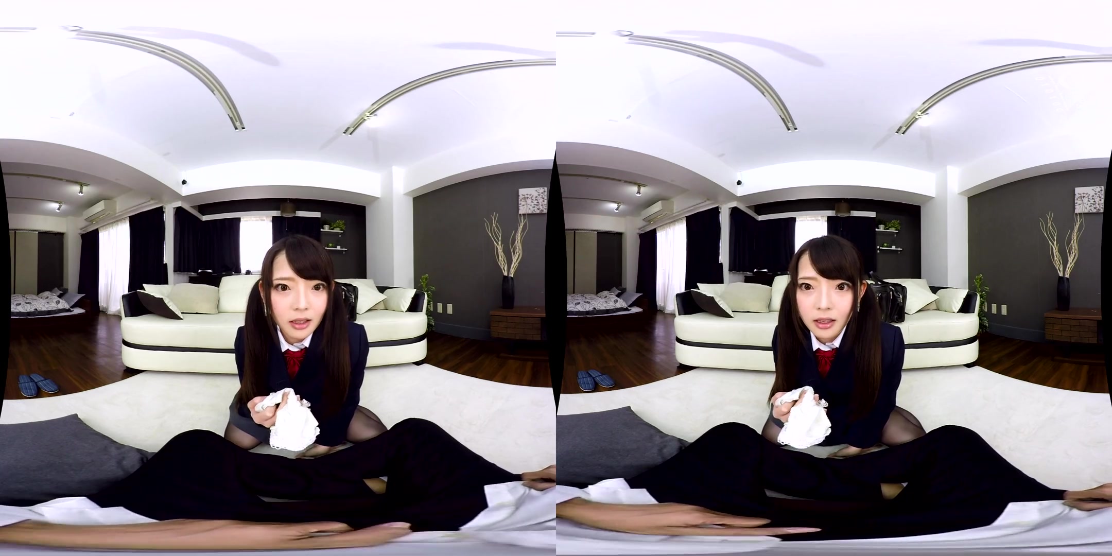 [VR For Masochistic Men] Your Stepsister-in-Law Wearing Black Pantyhose 1 - Asian Nylons Hardcore