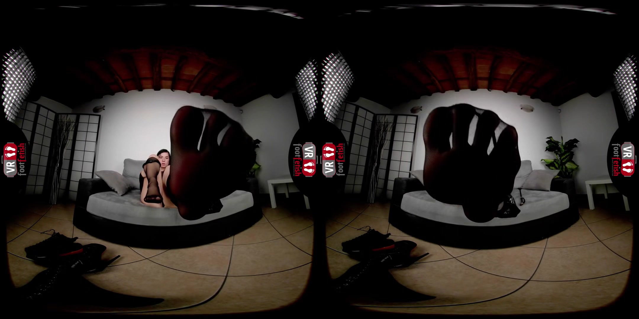 Wicked Temptress Lashes Her Sub's Backside Before Allowing Toe Worship
