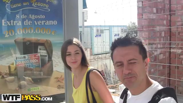 Risky public flashing and steamy group fucking