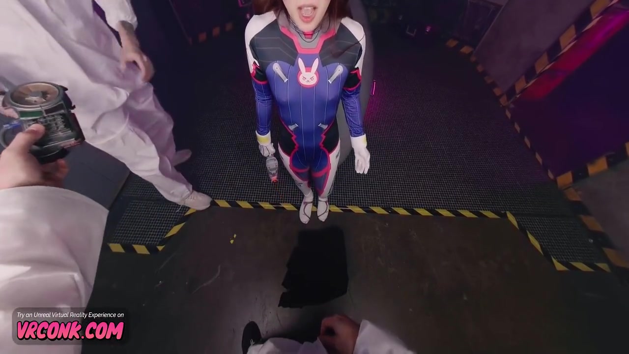 Kimmy Kimm, Vr Conk And D Va - Sucking Cock For Big Buff Overwatch Cosplay Vr Porn 6 Min