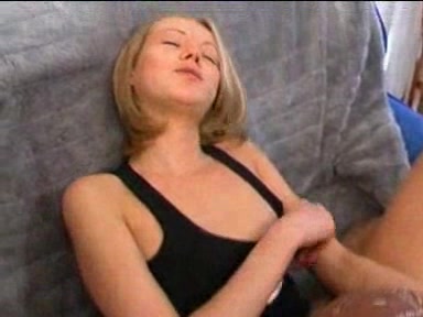 Mature man seduces young blonde and bangs her asshole