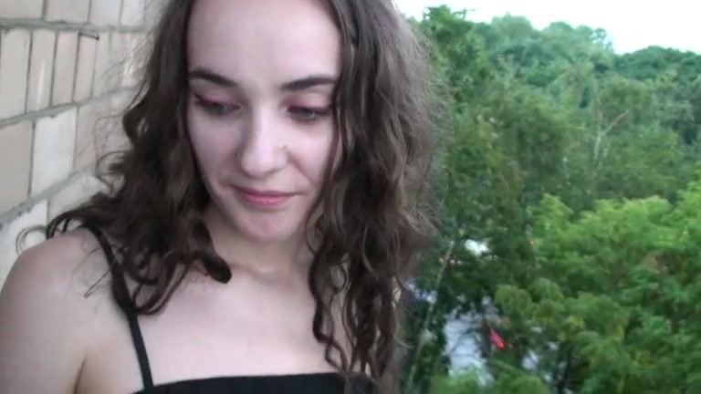 Public blow job in advance of real hardcore sex