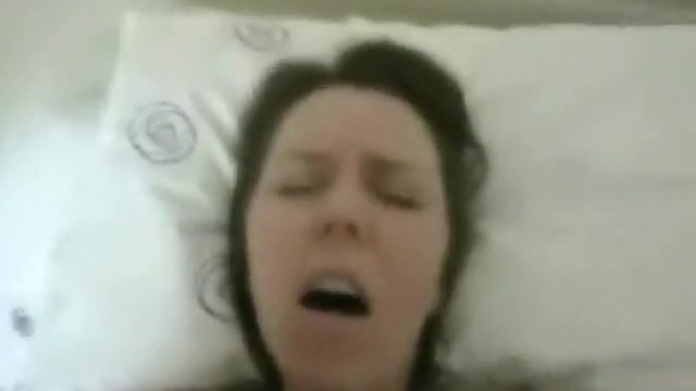 She is playing with my balls and my cock like a wench