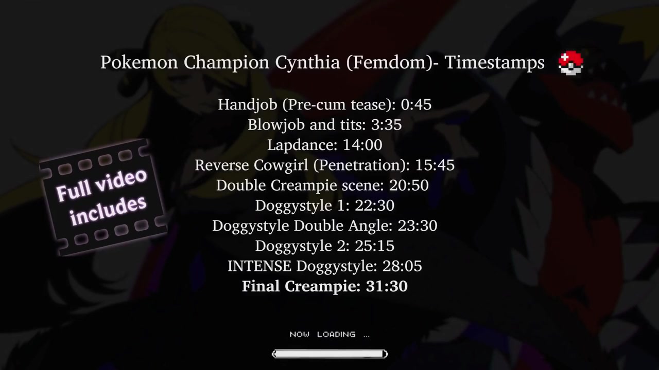 Pokemon Champion Cynthia Femdom - Sweetdarling