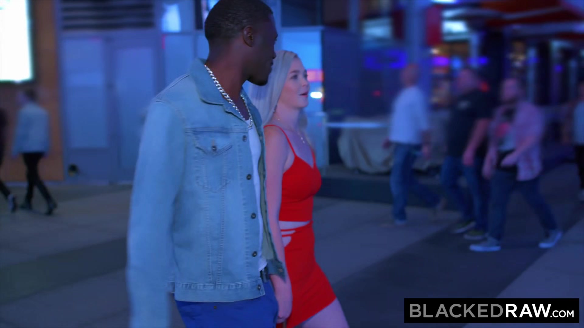 BLACKEDRAW Her boyfriend let her have a real man for once