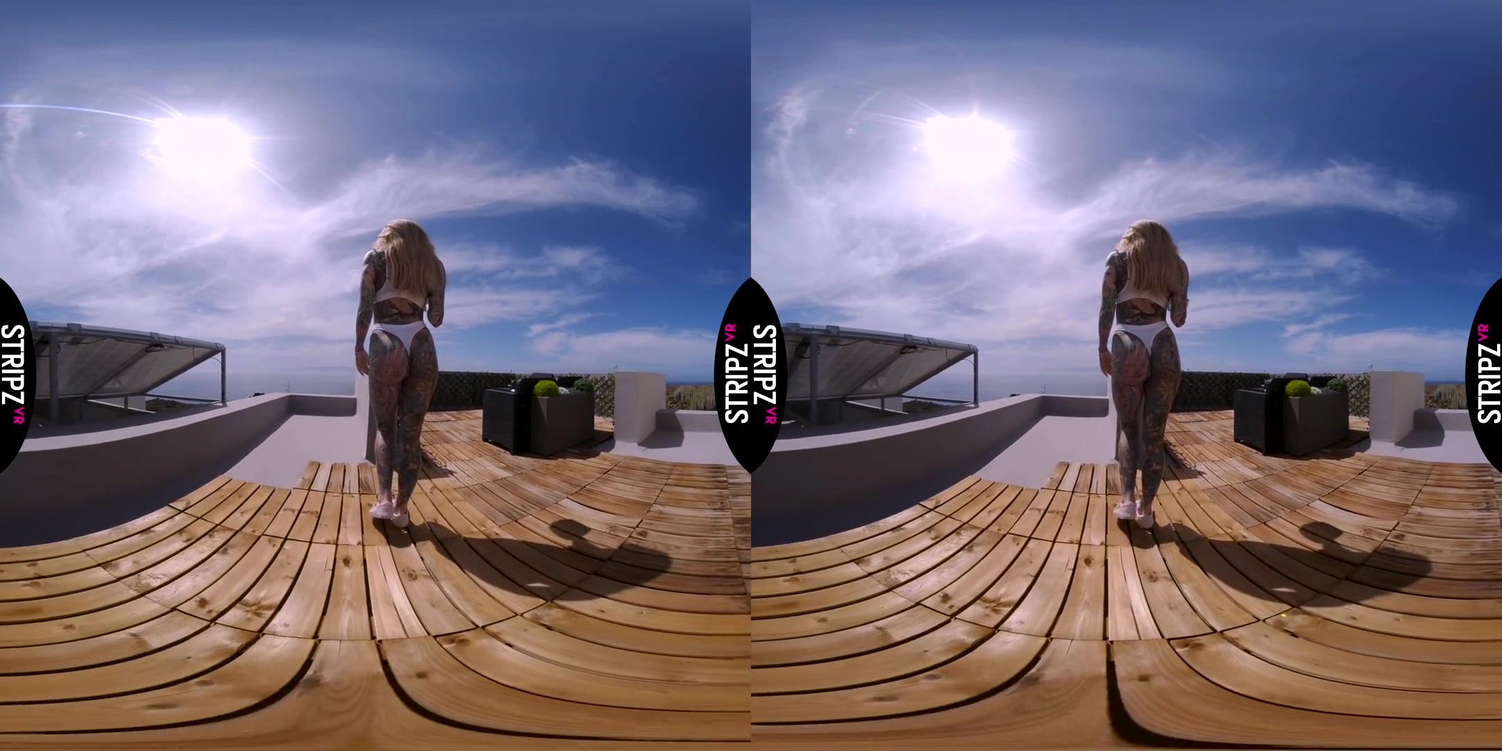 Sweet Summer Dreams - Tattoos Big Tits Outdoor Striptease
