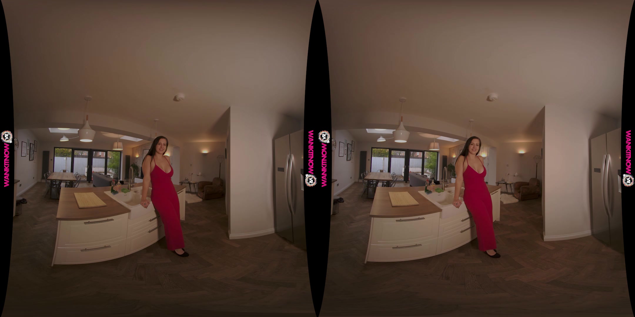 Red Dress featuring Tindra Frost - WankitNowVR