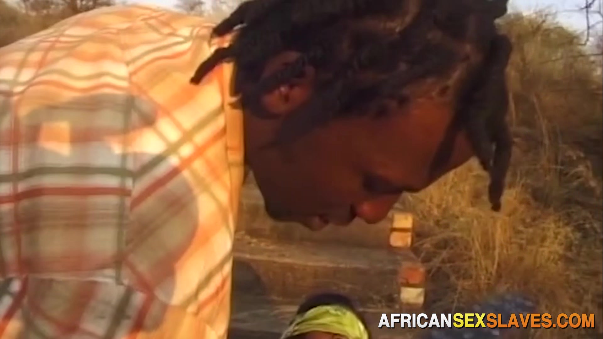 Public outdoor african ebony BDSM hardcore domination