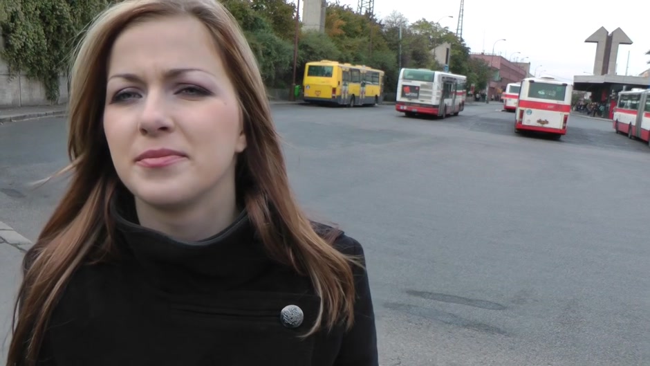 Hot chick is picked up and fucked on the street