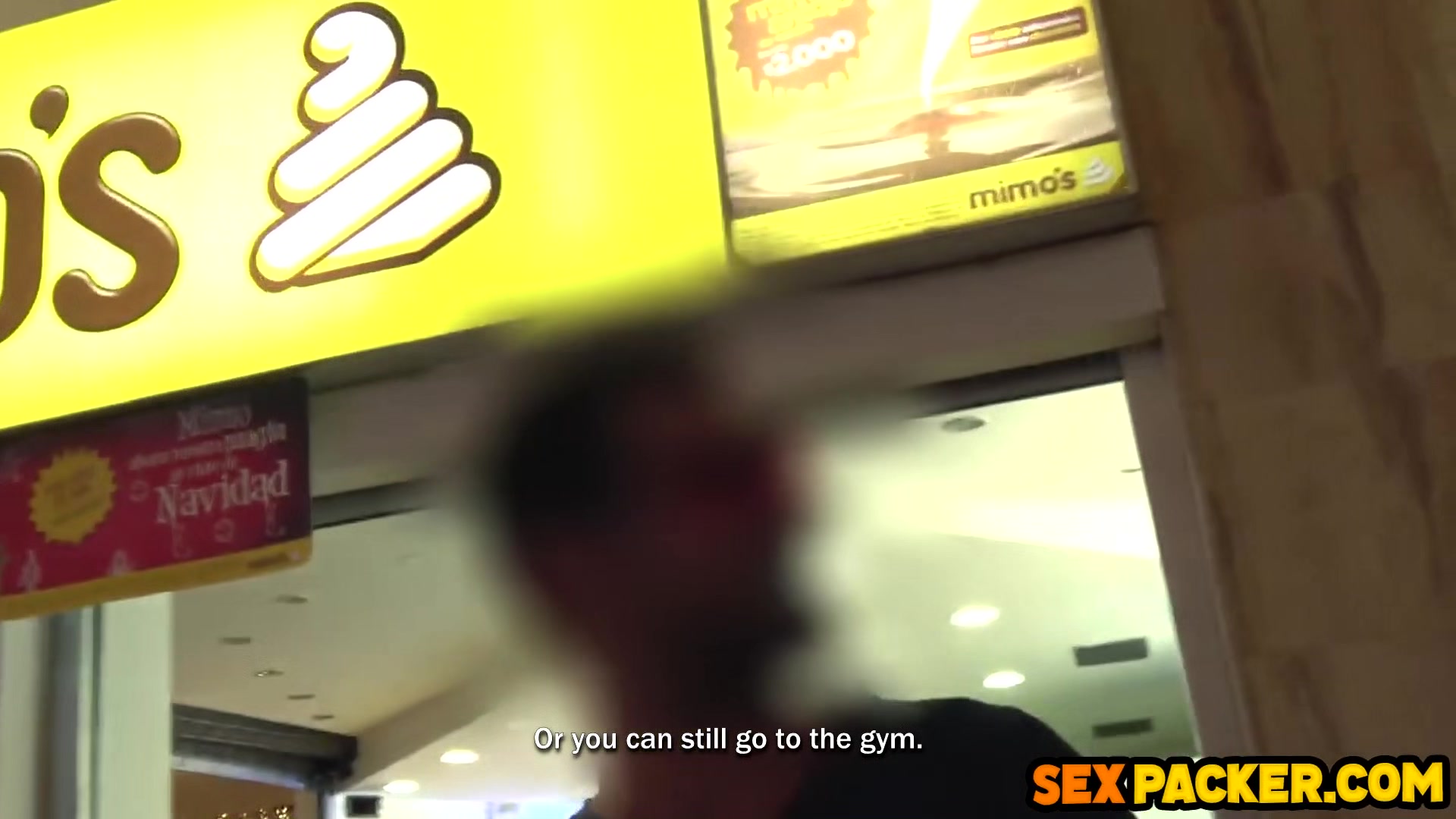 Public pickup Mexican latina with phat ass POV