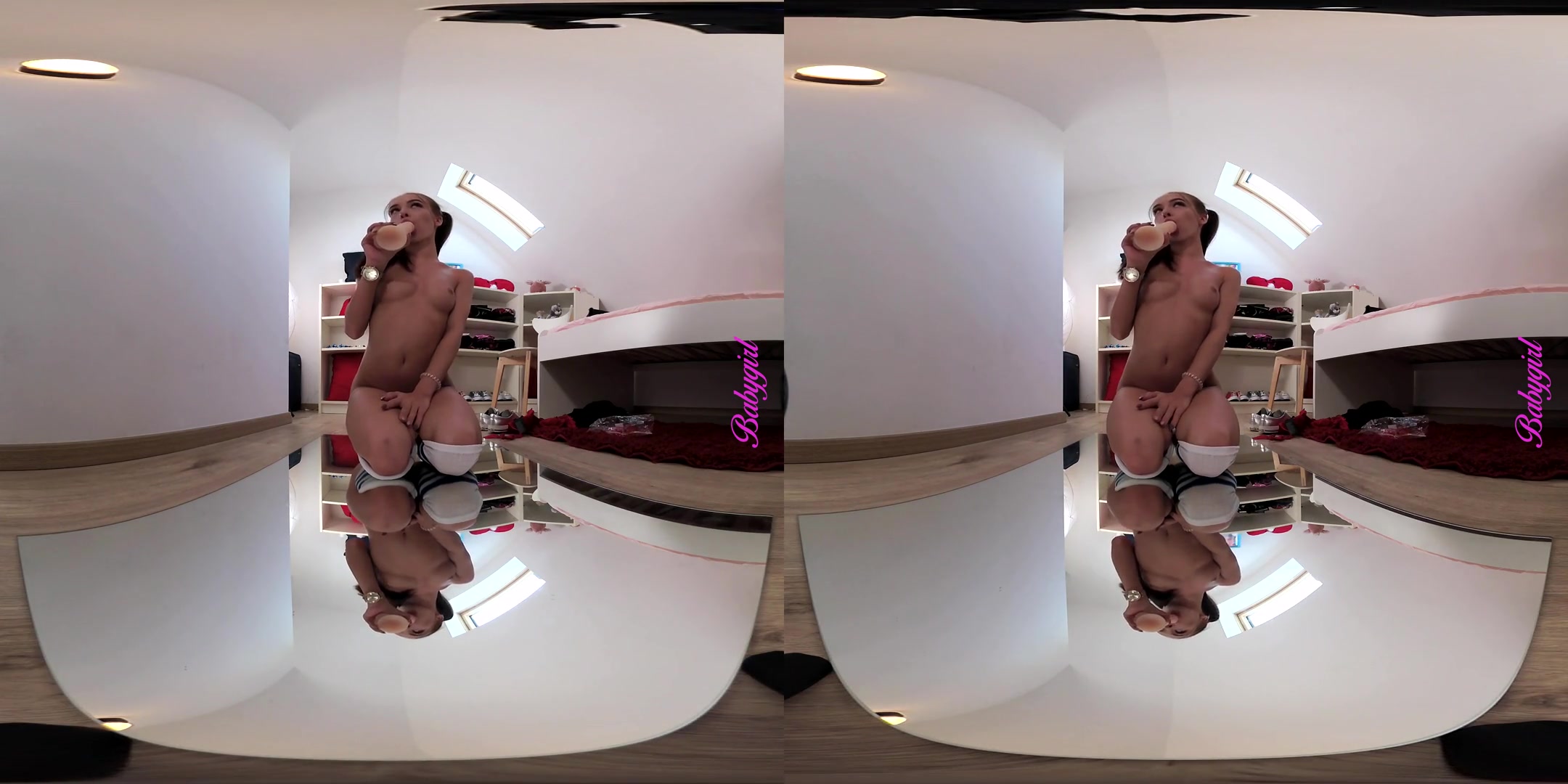 Nata Ocean in Tiny Cosmic Cheerleader - Mirror - perVRt
