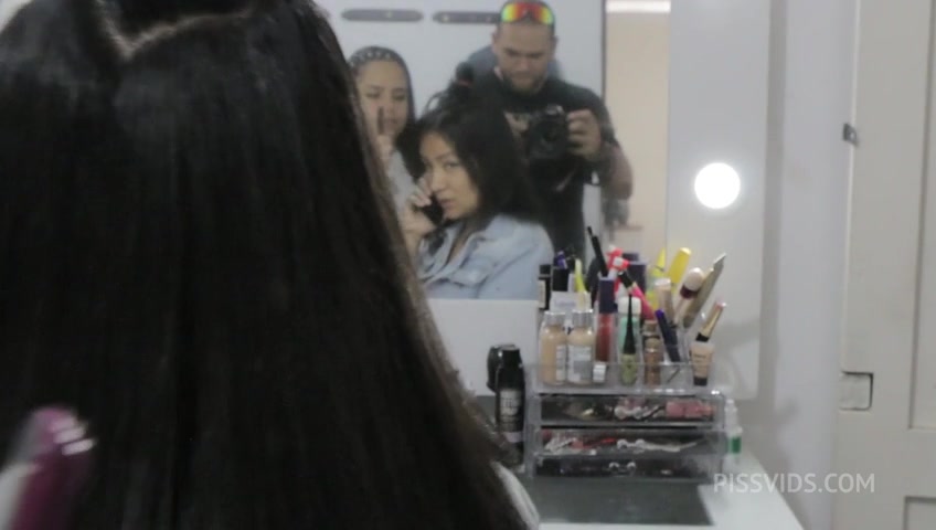 Behind the scenes. LIA PONCE, ALEXA LEWIS, MILA GARCIA, DANIELA ORTIZ+ pissing. LTP074 - PissVids