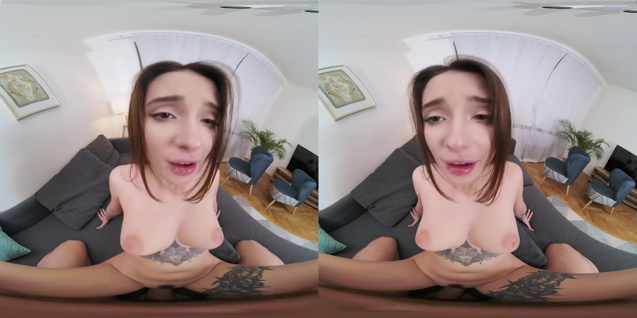 Hot Pizza - Busty Virtual Girlfriend Experience Blowjob and Sex HD VR