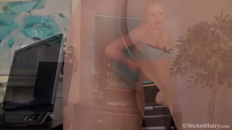 Blonde hairy Ashleigh McKenzie gives an interview - Compilation - WeAreHairy