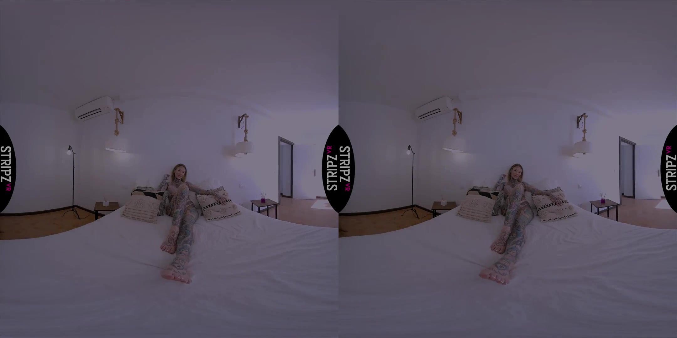 Tits & Tatts! - Alt-Girl Solo Striptease - SexLikeReal