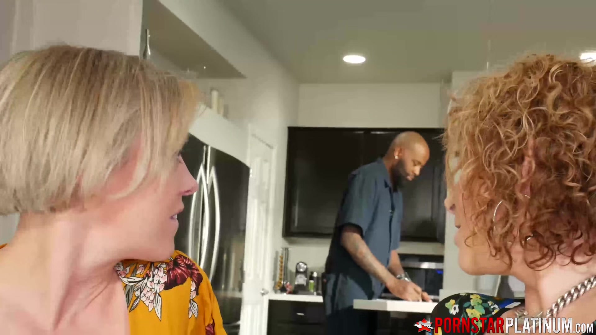 PORNSTARPLATINUM Dee Williams Shares BBC With Busty Cougar