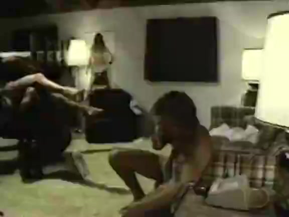 Lyn Cuddles Malone, Dan Roberts, Joey Silvera in classic sex scene