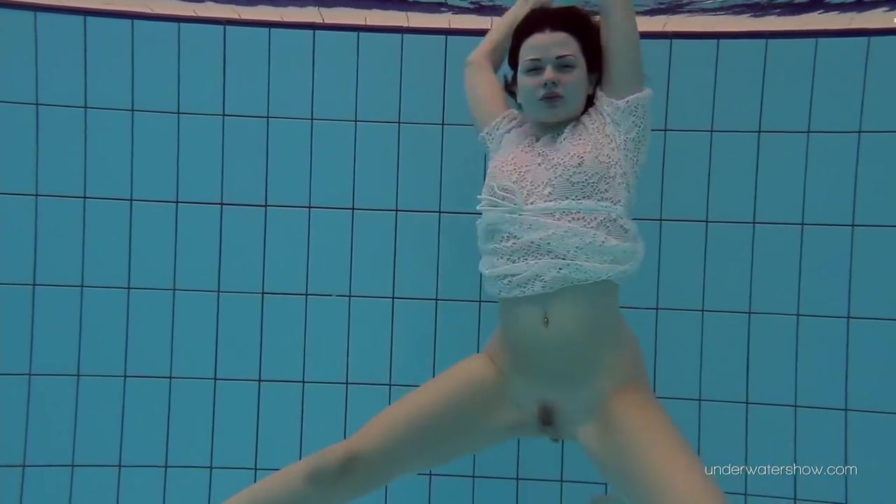 White Dressed Tight Hairy Babe Underwater - Katy Soroka