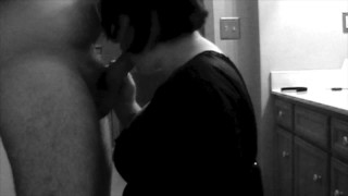 Kinky Goth Sucks Uncut Cock