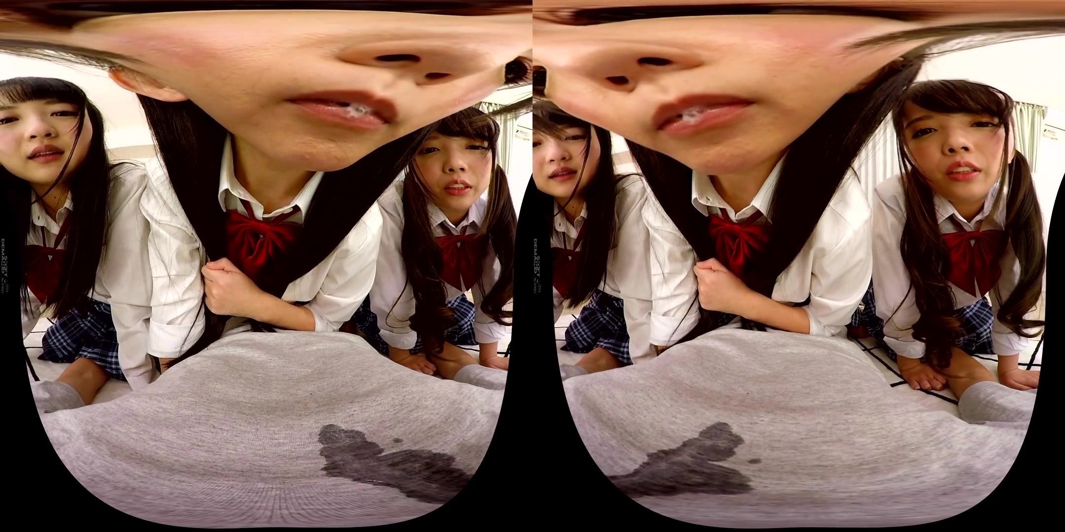 Drool-Drinking VR 2 8 - Drool Spit Asian schoolgirls 18+ Drool Fetish
