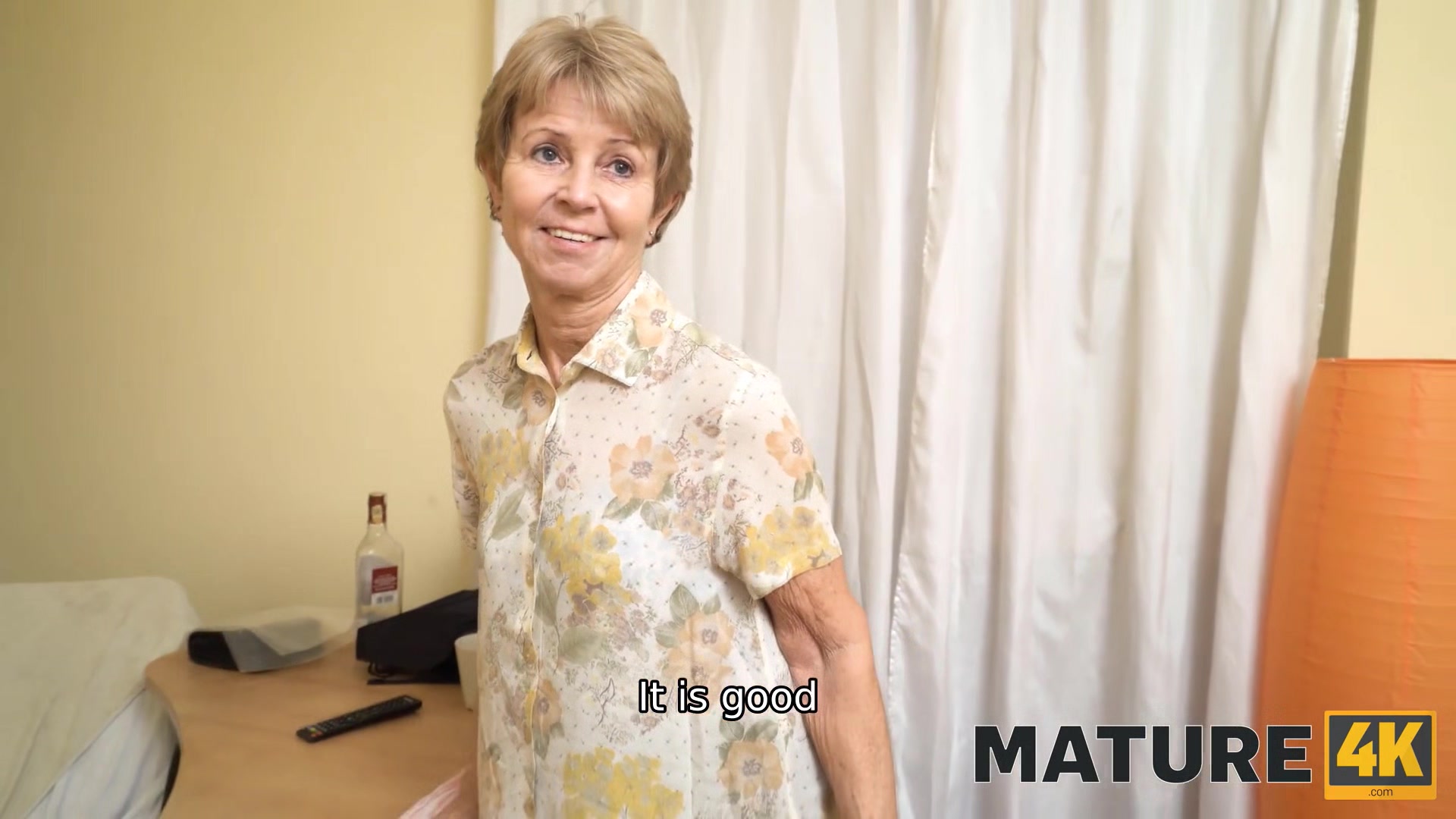 MATURE4K. Man is here to please mature woman nailing the hungry pussy