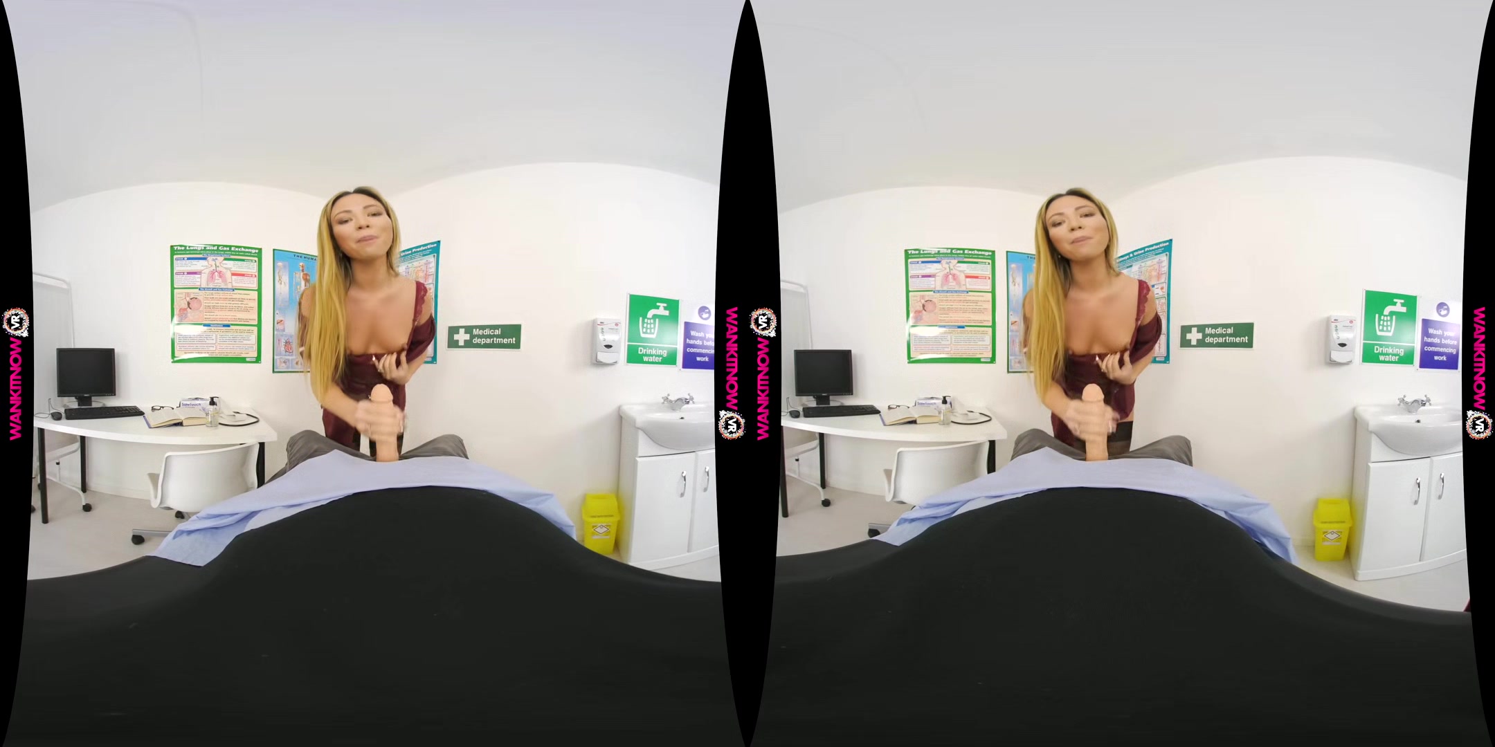 Cum Training Part 2 - British Nurse Fetish Tommy Torso Blowjob In The Doctors Office