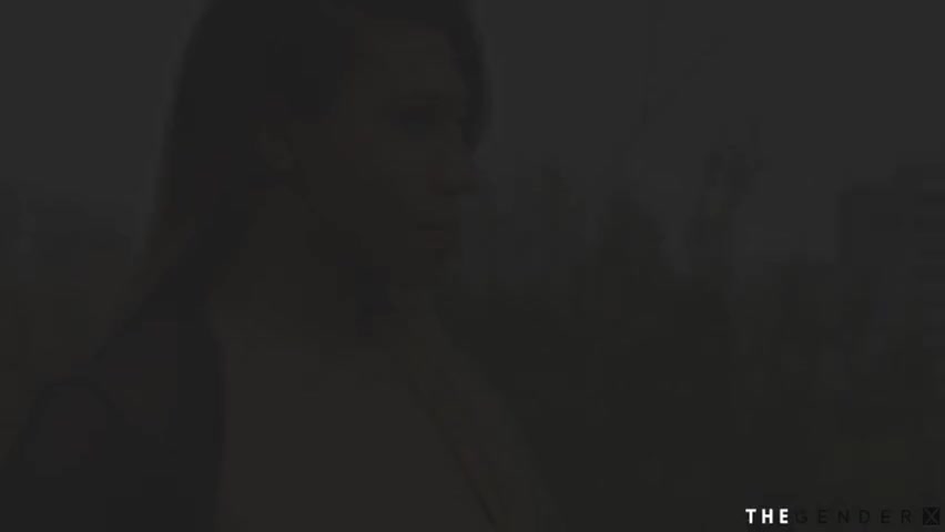 Roundbooty Black Trans Jerks Cock While Assfucked By Guy