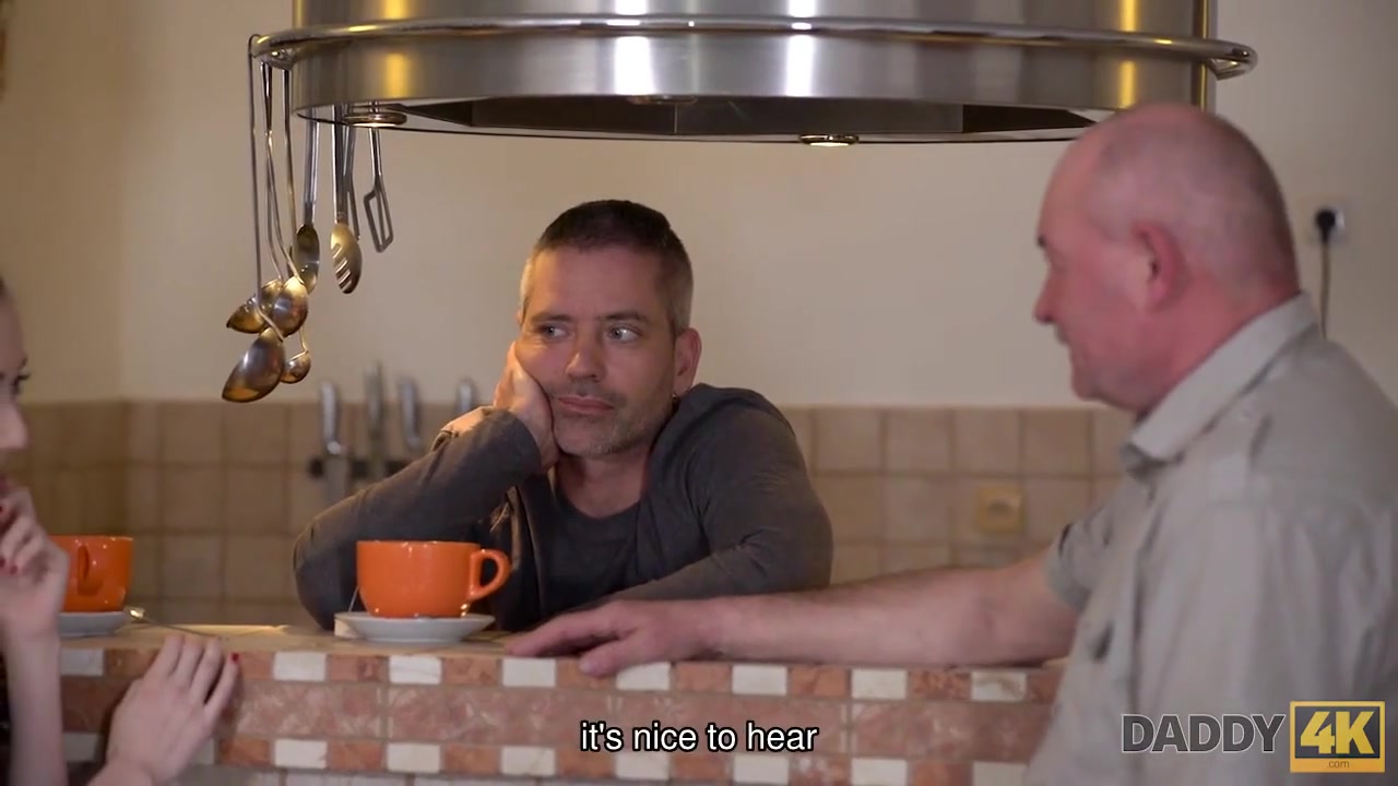 DADDY4K. Tricky Step dad seduces and fucks cutie while Step son left them alone